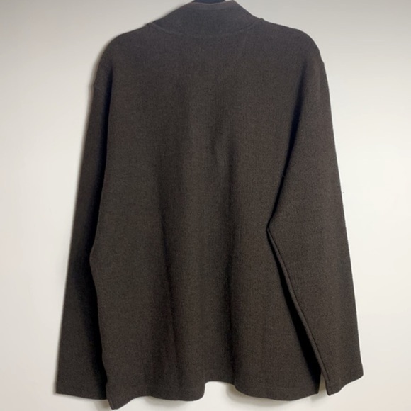 Wind River 1/4 Zip Cotton Blend Pullover Sweater Modern Fit Brown Size 2XL NEW - Picture 4 of 15